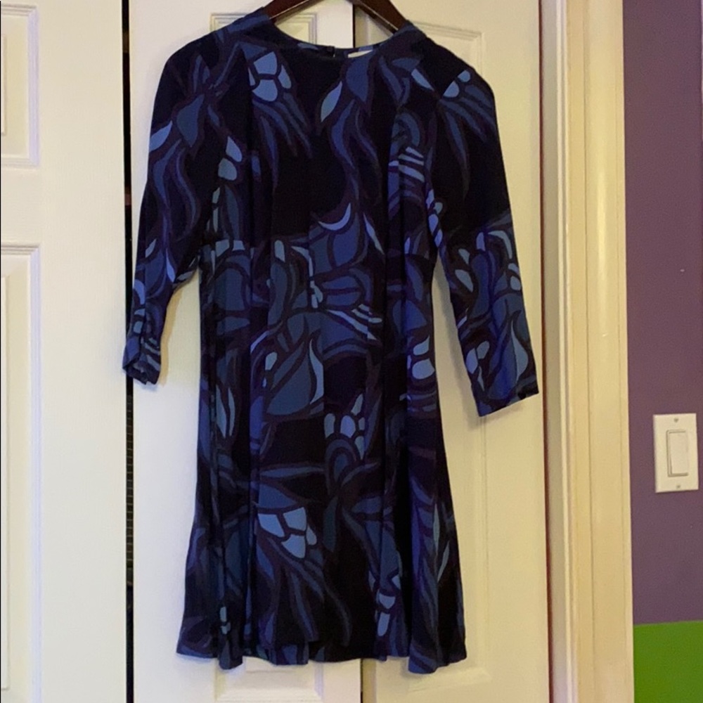 Blue dress